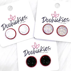 Everyday Studs in Red Settings
