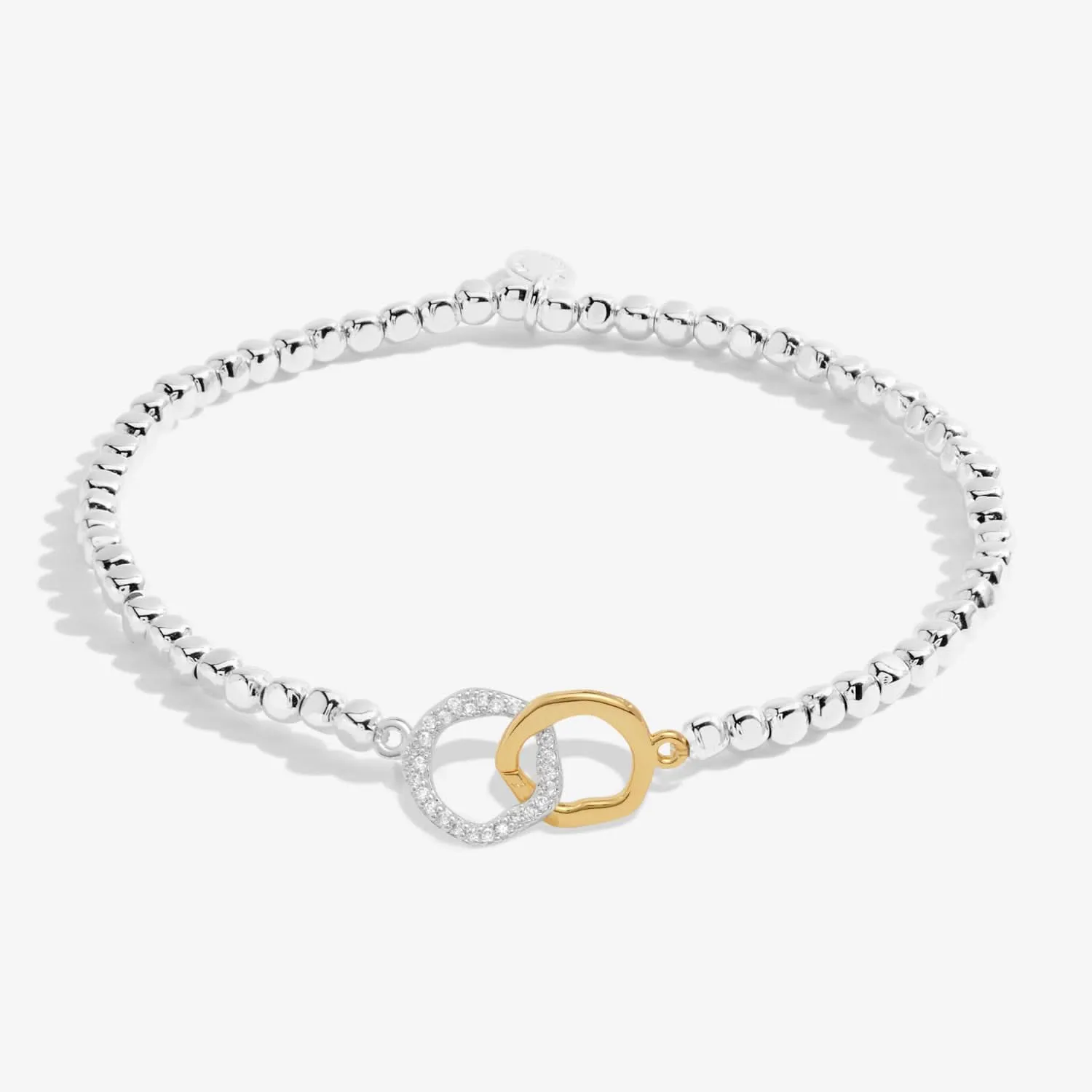Forever Yours Forever My Soul Sister Silver Gold Plated Bracelet 7480