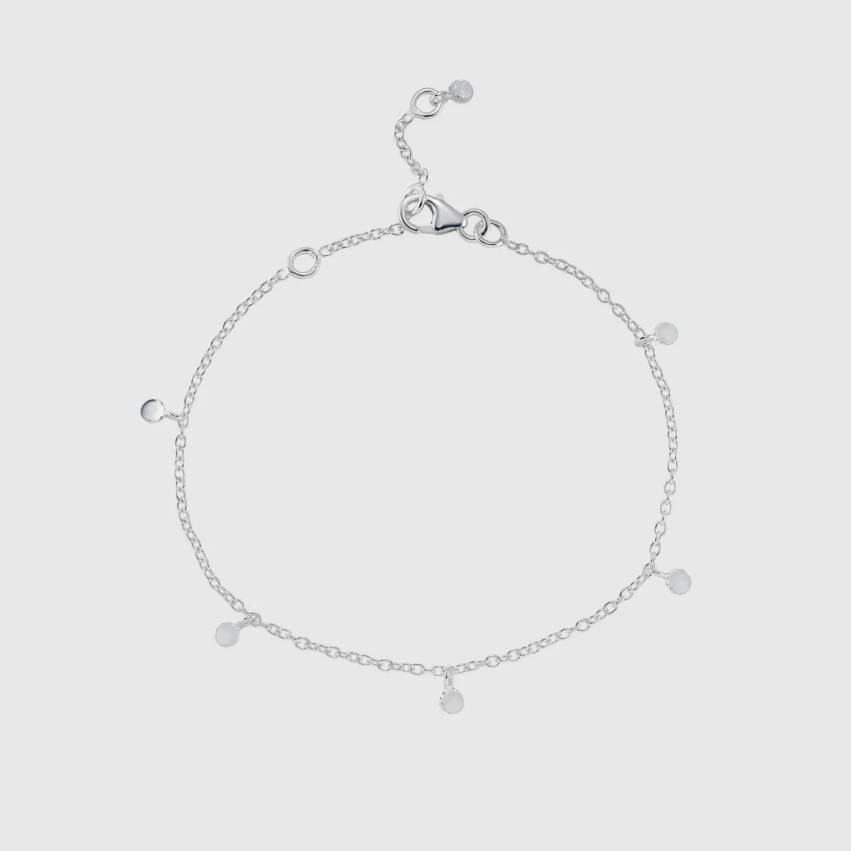 Frascati Sterling Silver Multi Disc Bracelet
