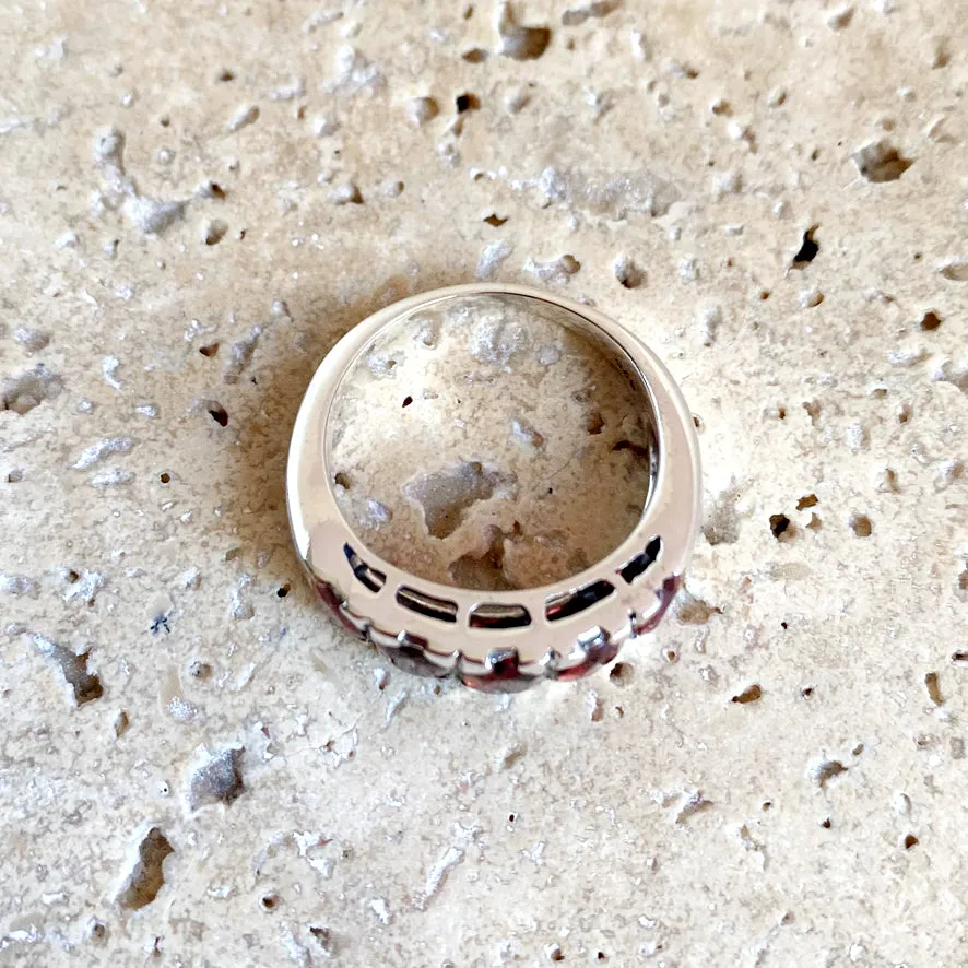 Garnet Ring - Eternity