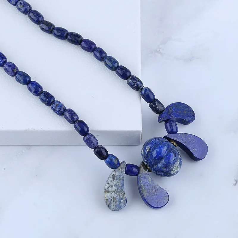 Gemstone Necklaces, Lapis lazuil  Necklaces,50cm,87g