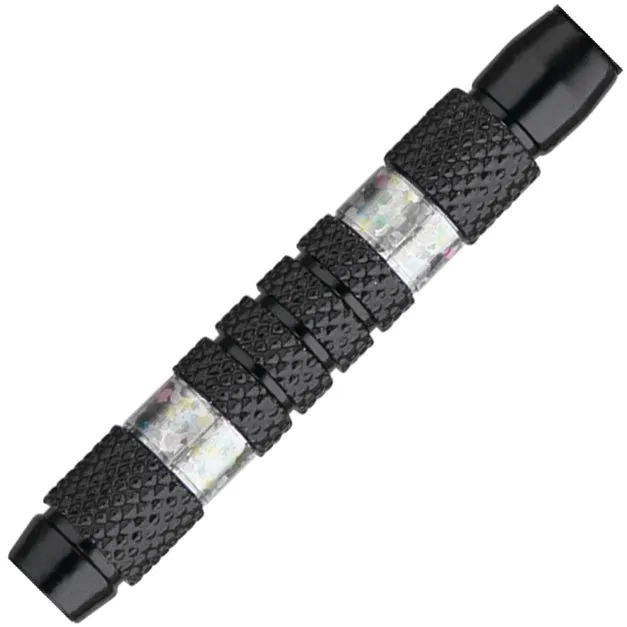 GLD Black Ice Soft Tip Darts - Black & Silver 16gm