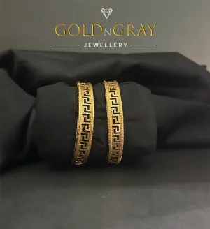 Gold Bangles for Ladies – Pair of Two | Imported Quality