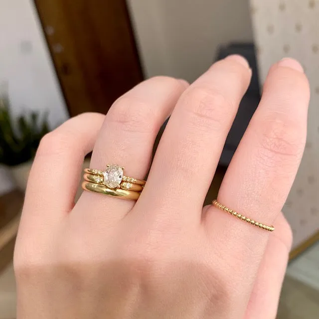 Gold Half Round Band