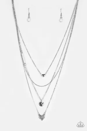 Gypsy Heart - White Necklace
