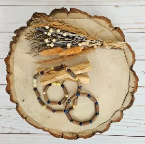Hazelwood Necklace Raw Milk Amber Amethyst Lapis Lazuli Gift Set Bundle