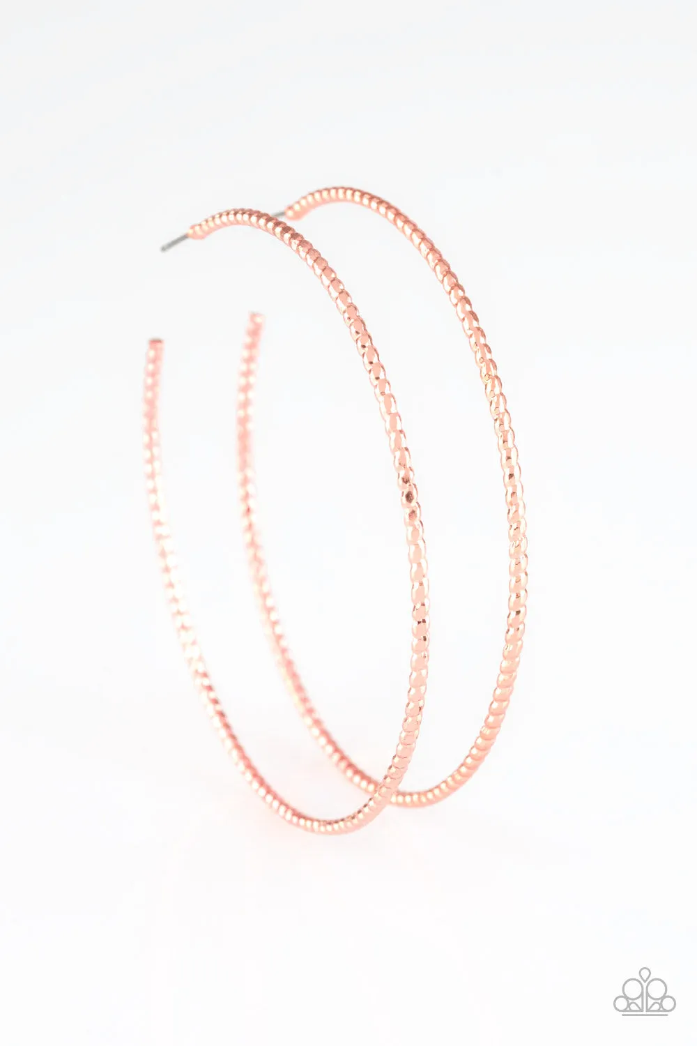 Hooked On Hoops - Copper - Earrings