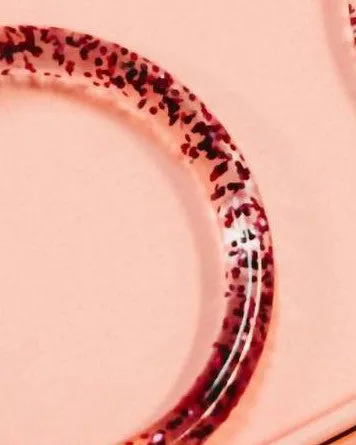 Hoop Earrings in Pink | Dark Pink