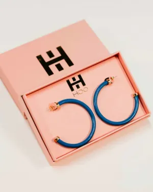 Hoop Earrings in True Blue | True Blue