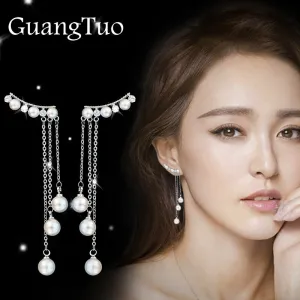 Hyperbole Temperament  Elegant Long Drop Earrings
