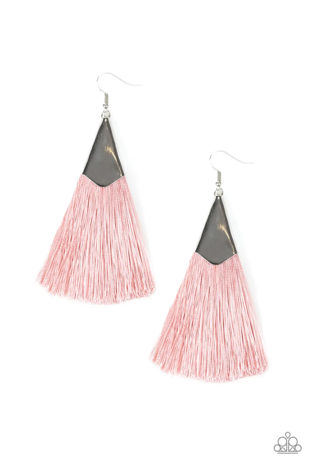 In Full PLUME Pink-Earrings