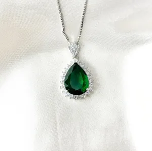 Jade Tear Drop Pendant