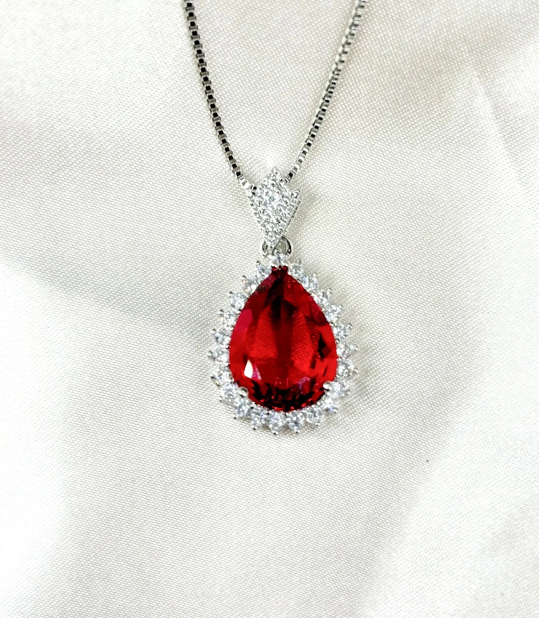 Jade Tear Drop Pendant