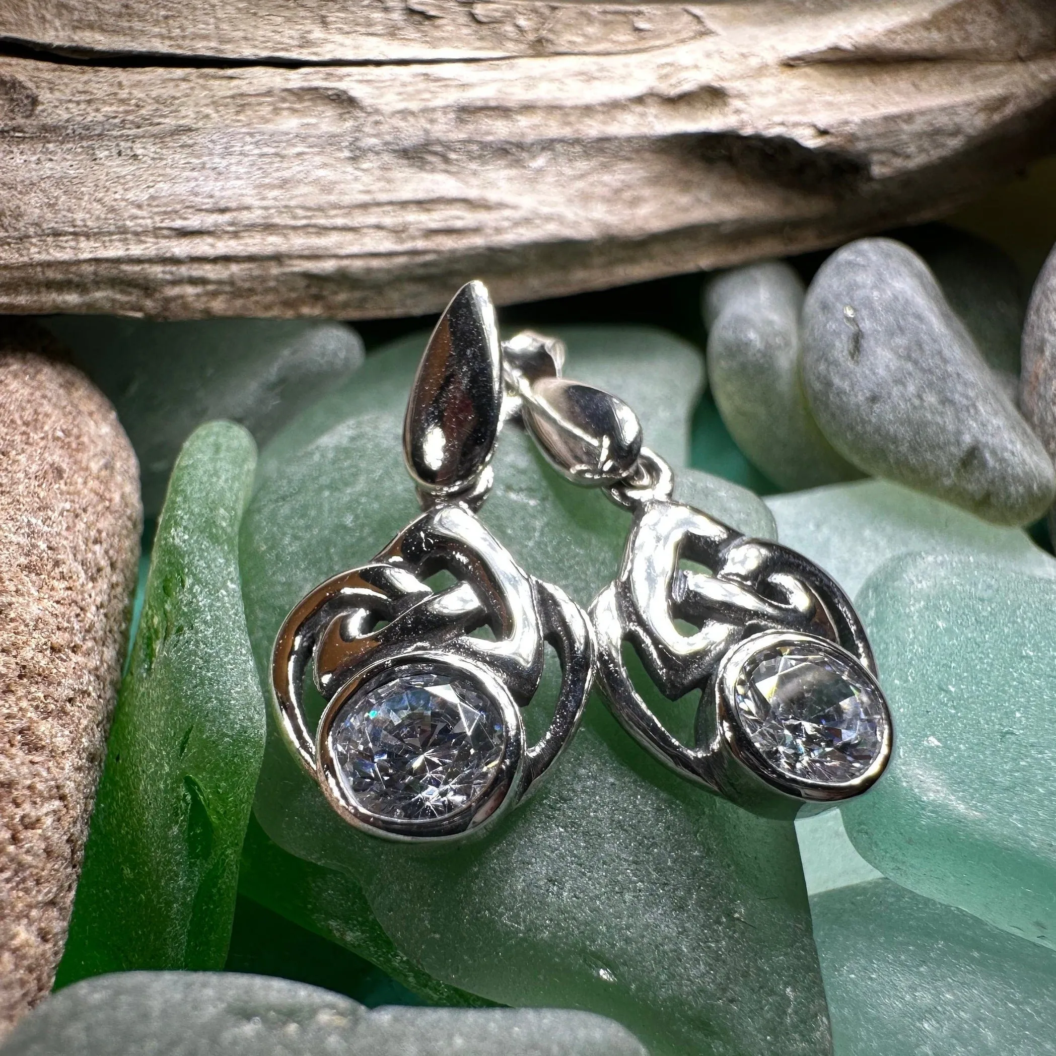 Kellei Celtic Knot Post Earrings