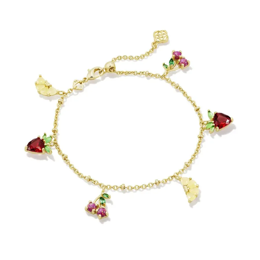Kendra Scott Fruit Delicate Chain Bracelet in Multi Mix