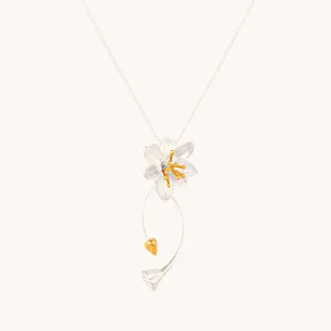 Lotus Pendant With Chain