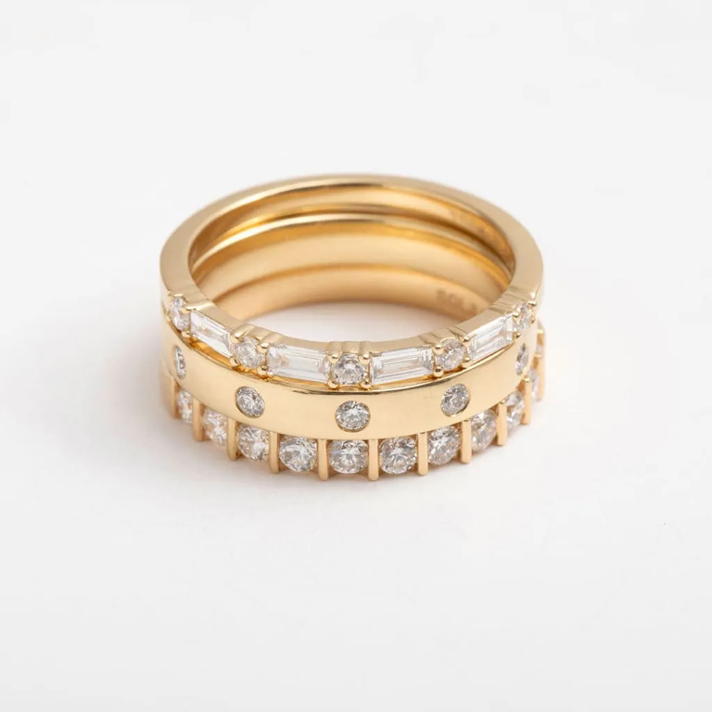 LOUISE | Diamond Wedding Ring 3mm