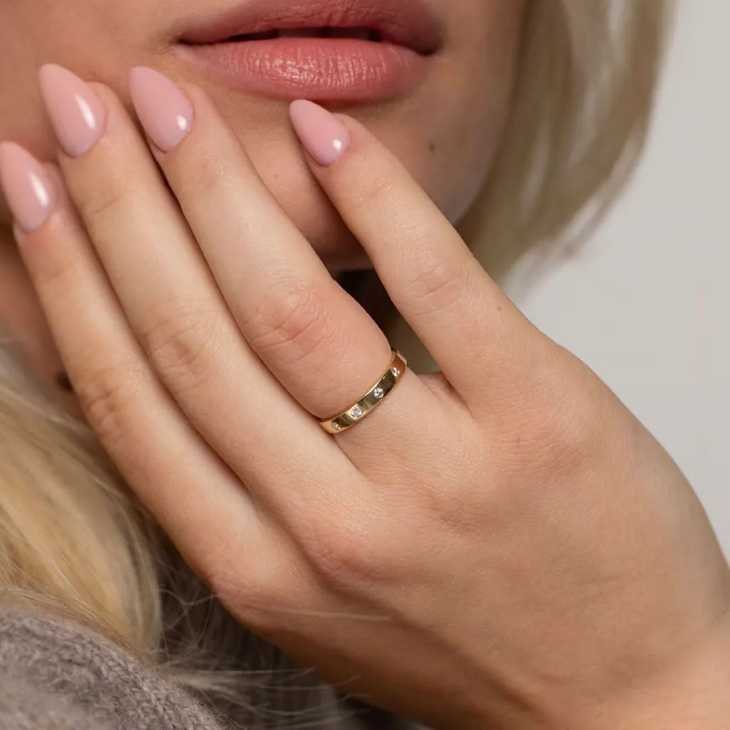LOUISE | Diamond Wedding Ring 3mm