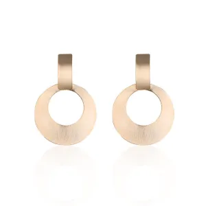 Luxury Elegant Earrings Big Circle Tassel Earrings