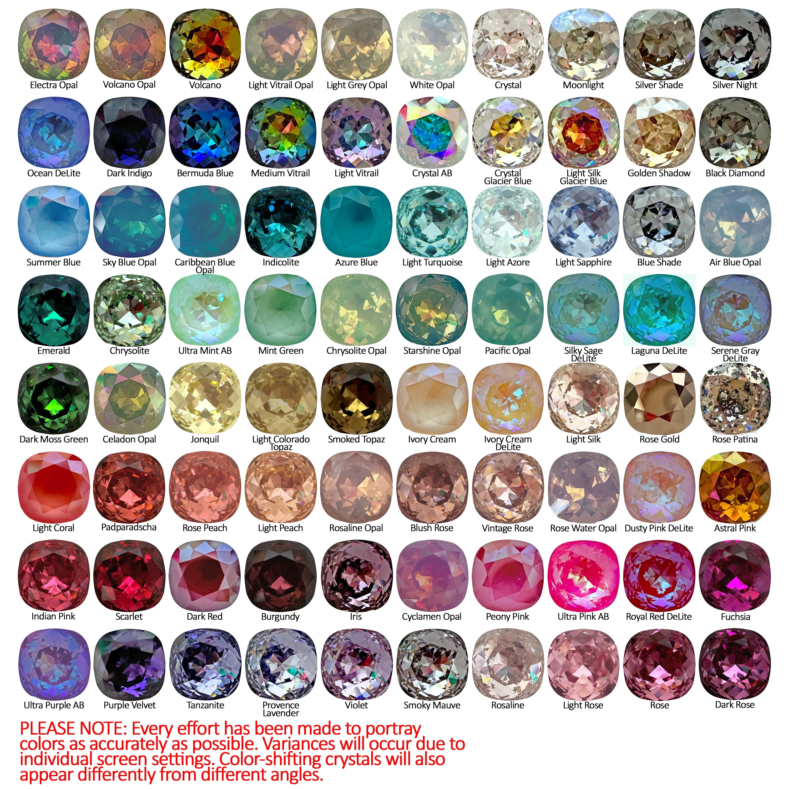 Medium Cushion Post Earrings