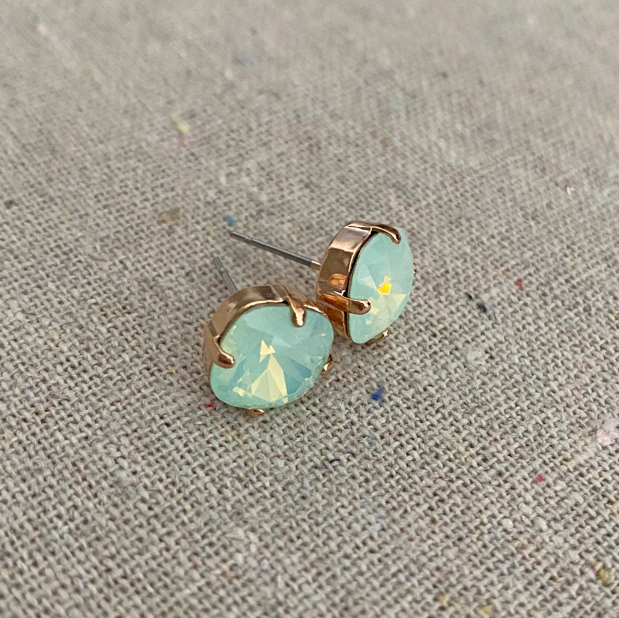 Medium Cushion Post Earrings