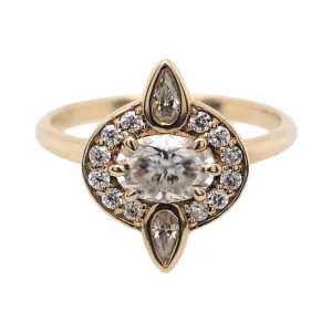 Moissanite Rene Halo Ring