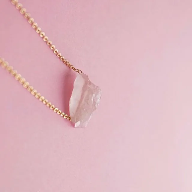 Necklace Raw Natural Stones