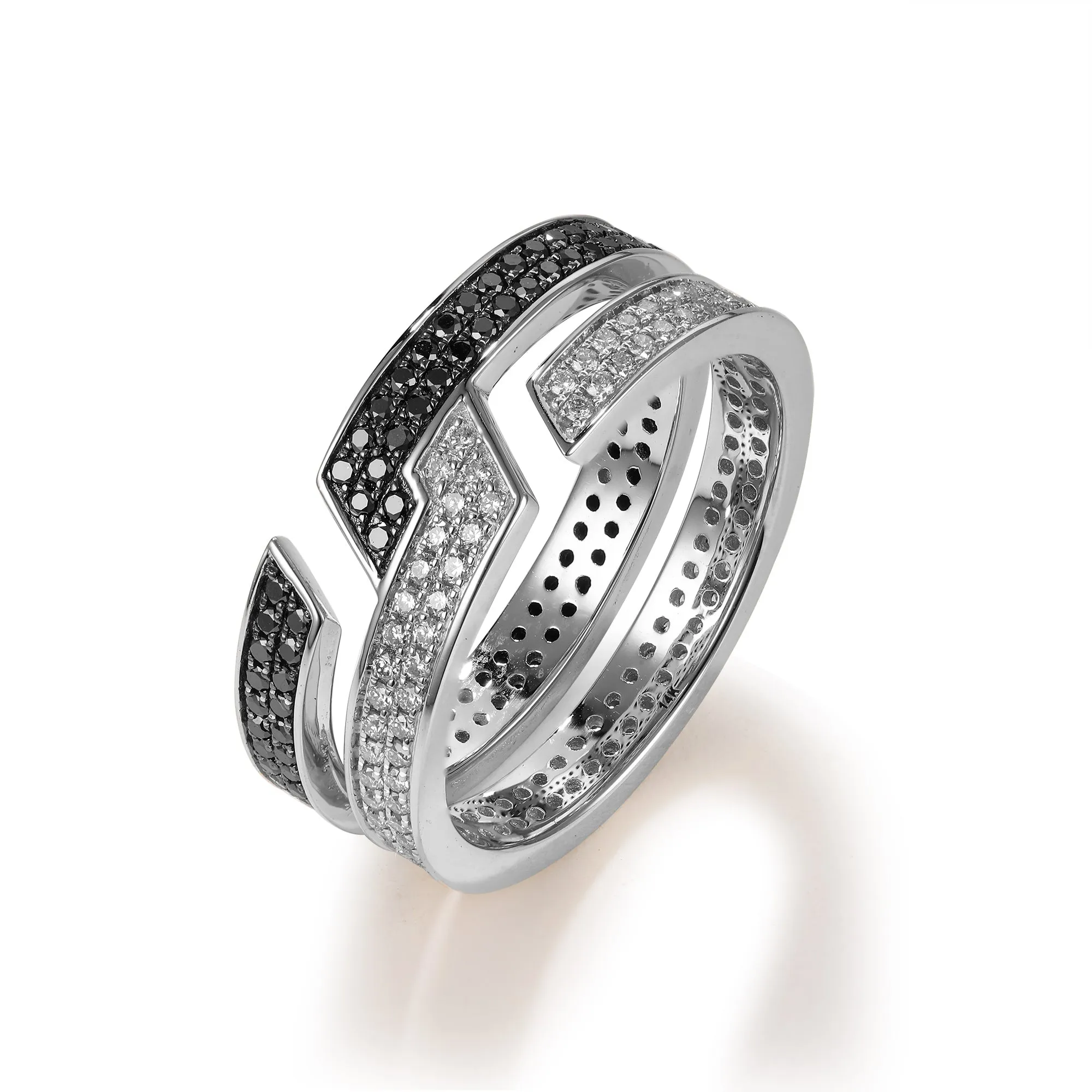 Orchid Gems Eclipse Edge Diamond Ring