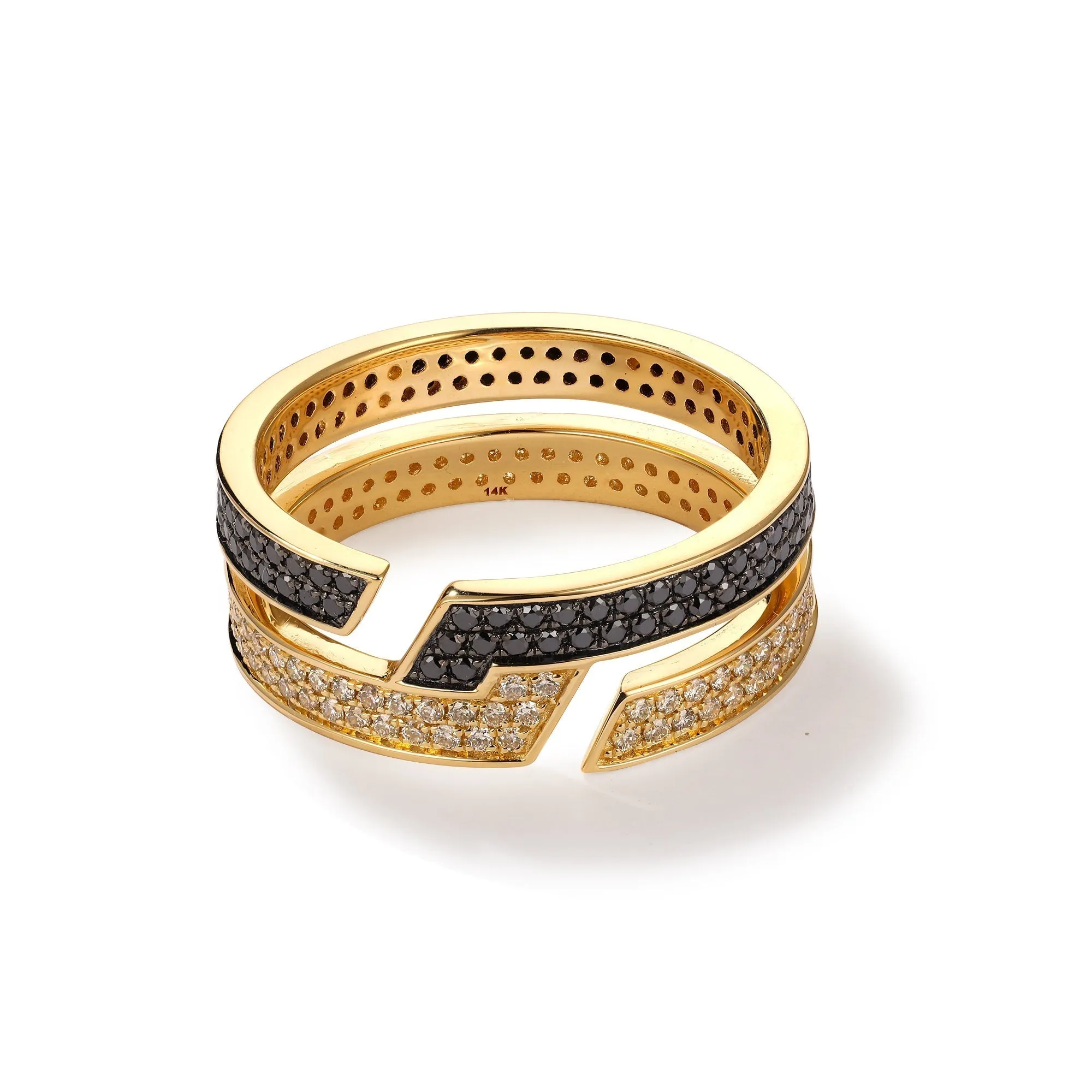 Orchid Gems Eclipse Edge Diamond Ring