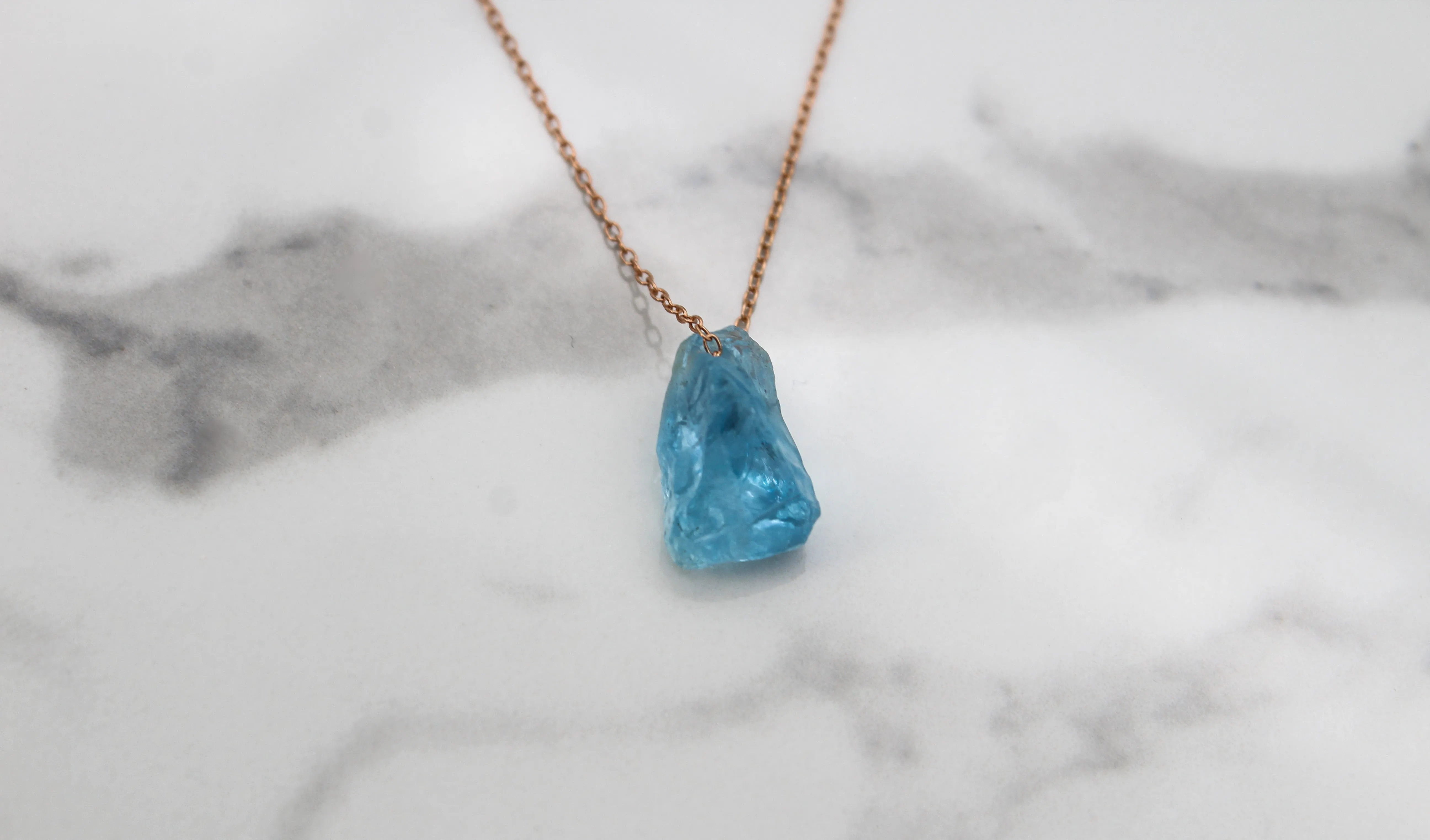 Pacific Blue Aquamarine Choker