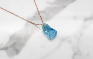 Pacific Blue Aquamarine Choker