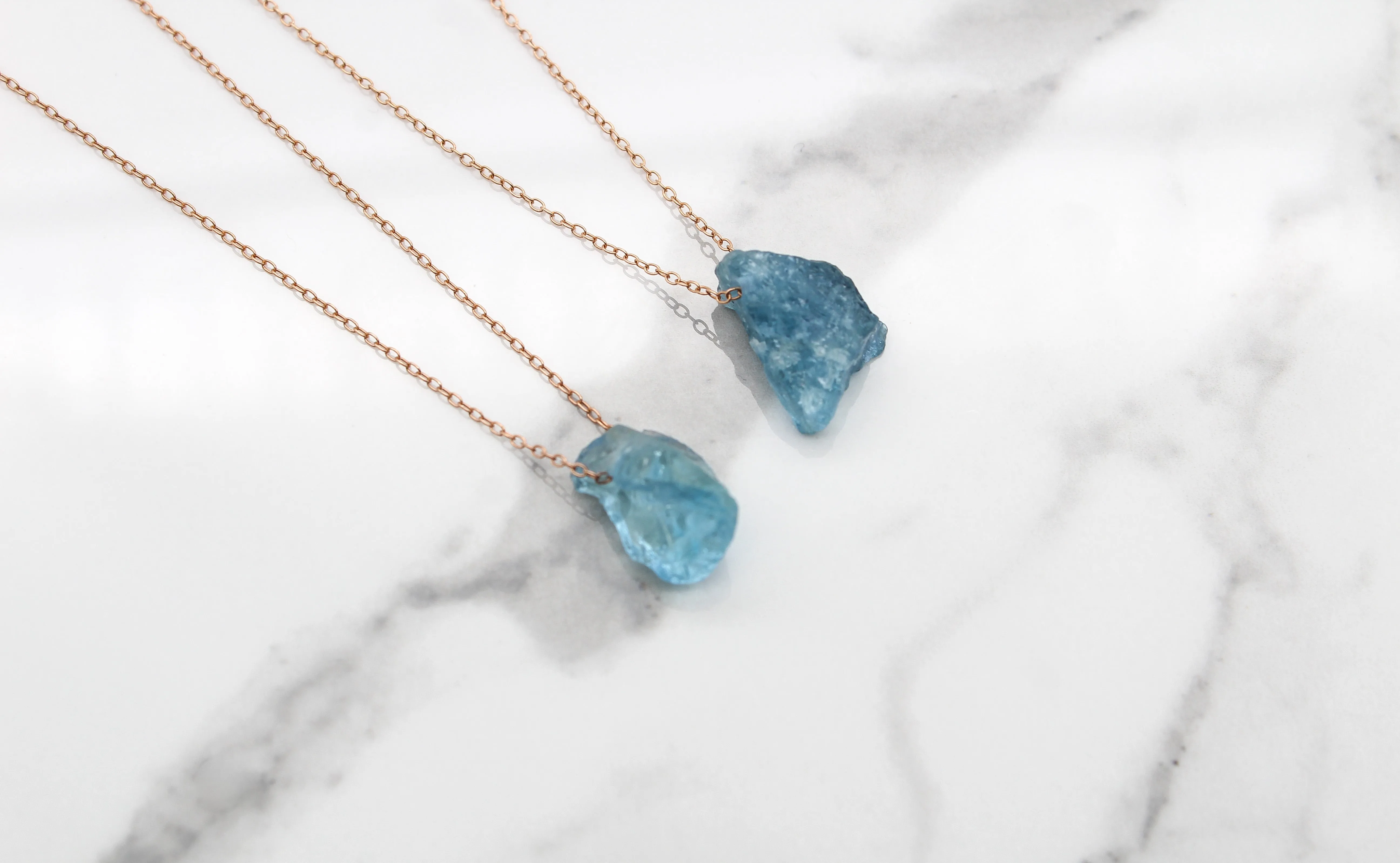 Pacific Blue Aquamarine Choker