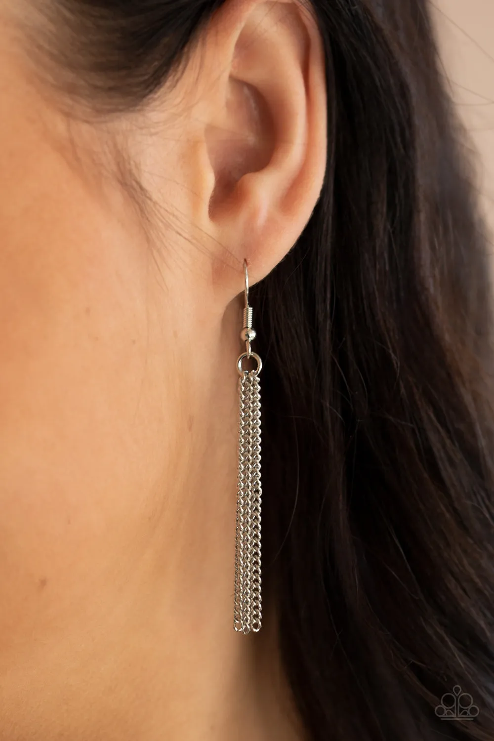 Paparazzi Light It Up Silver Short Necklace