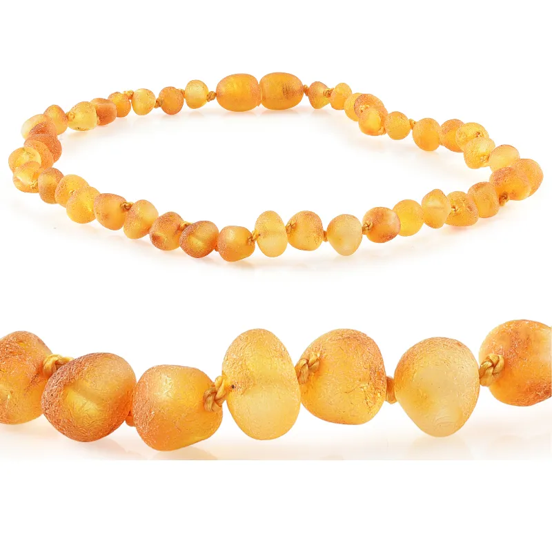 Raw Honey Baltic Amber Necklace