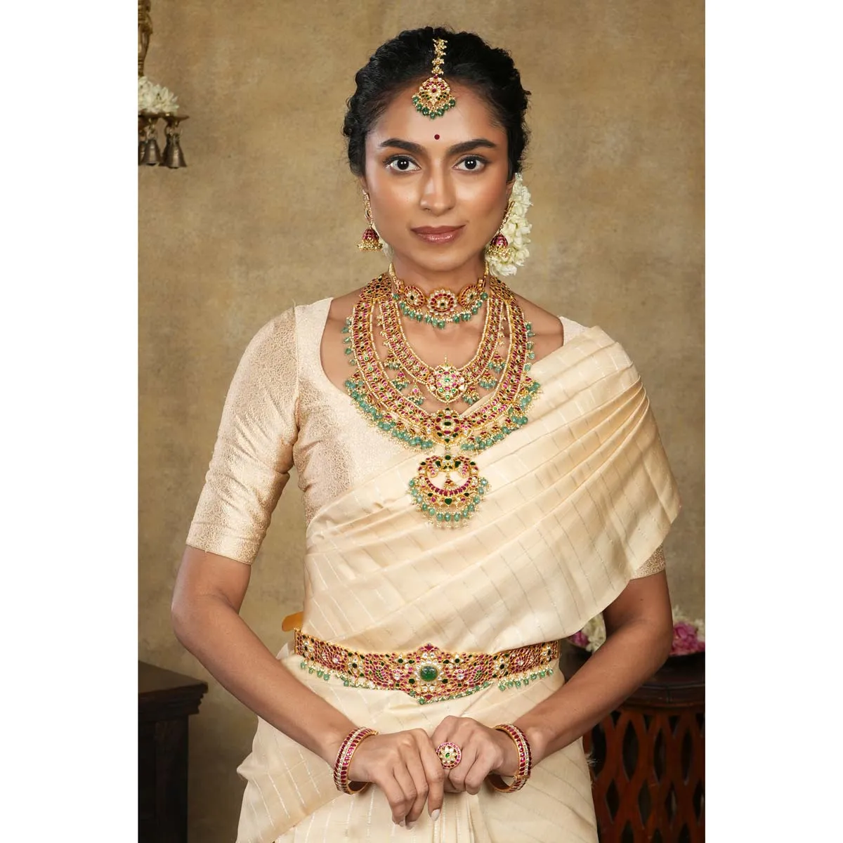 Rysa Kundan Long Necklace