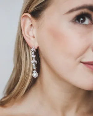 Sabrina Pearl Drop Earrings