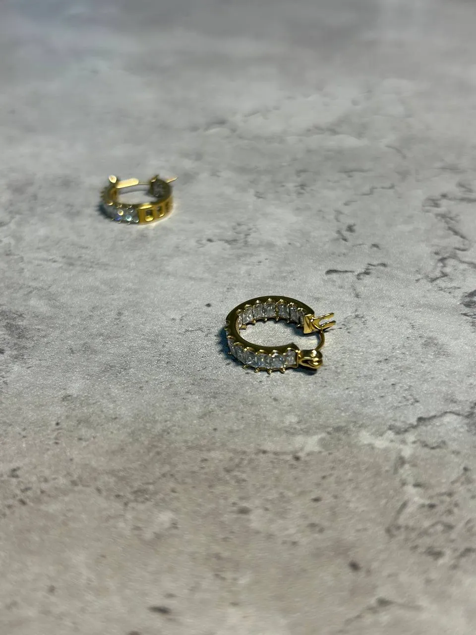 Shiny earrings