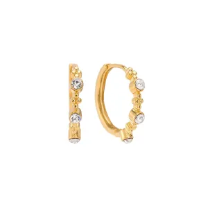 SHINY PEARL HOOPS