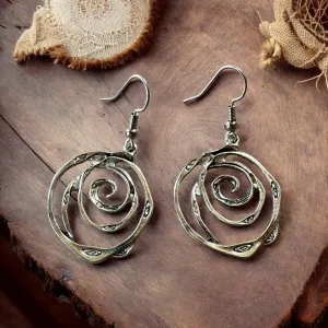 Silver Swirl Earrings: Elegant Stylish Accessories