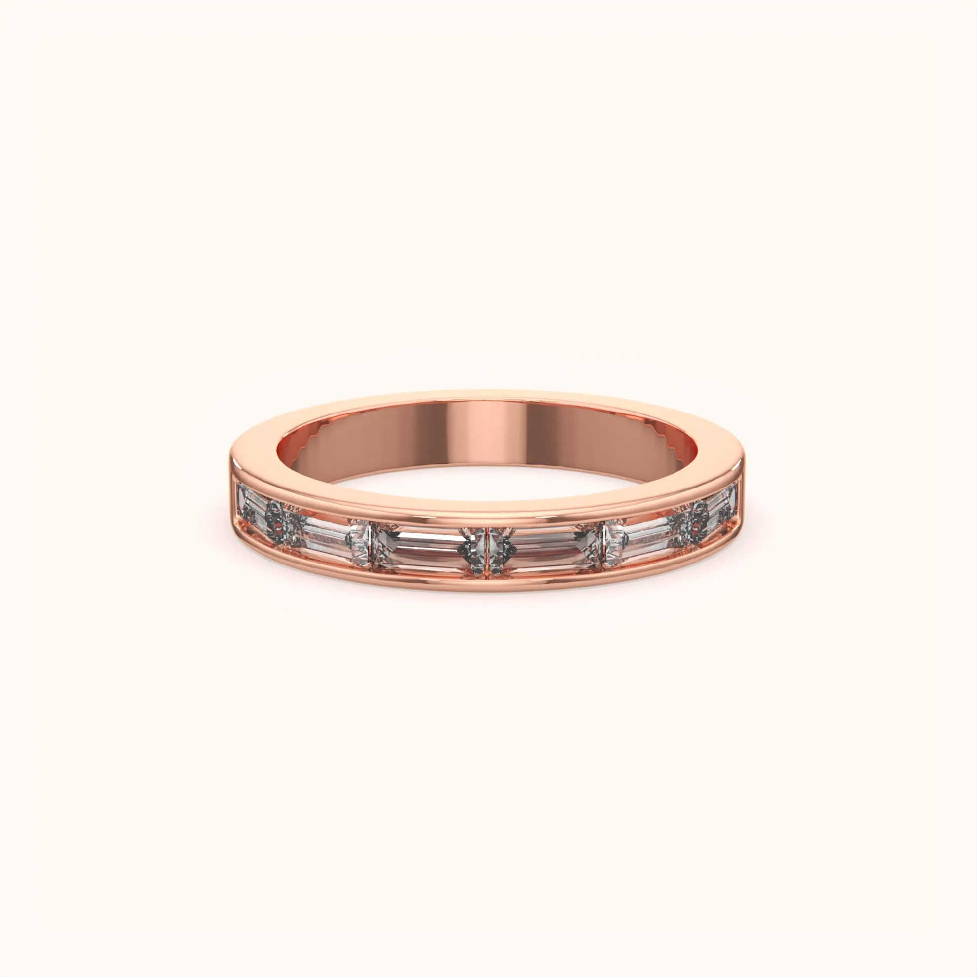 Sleek Baguette Diamond Band