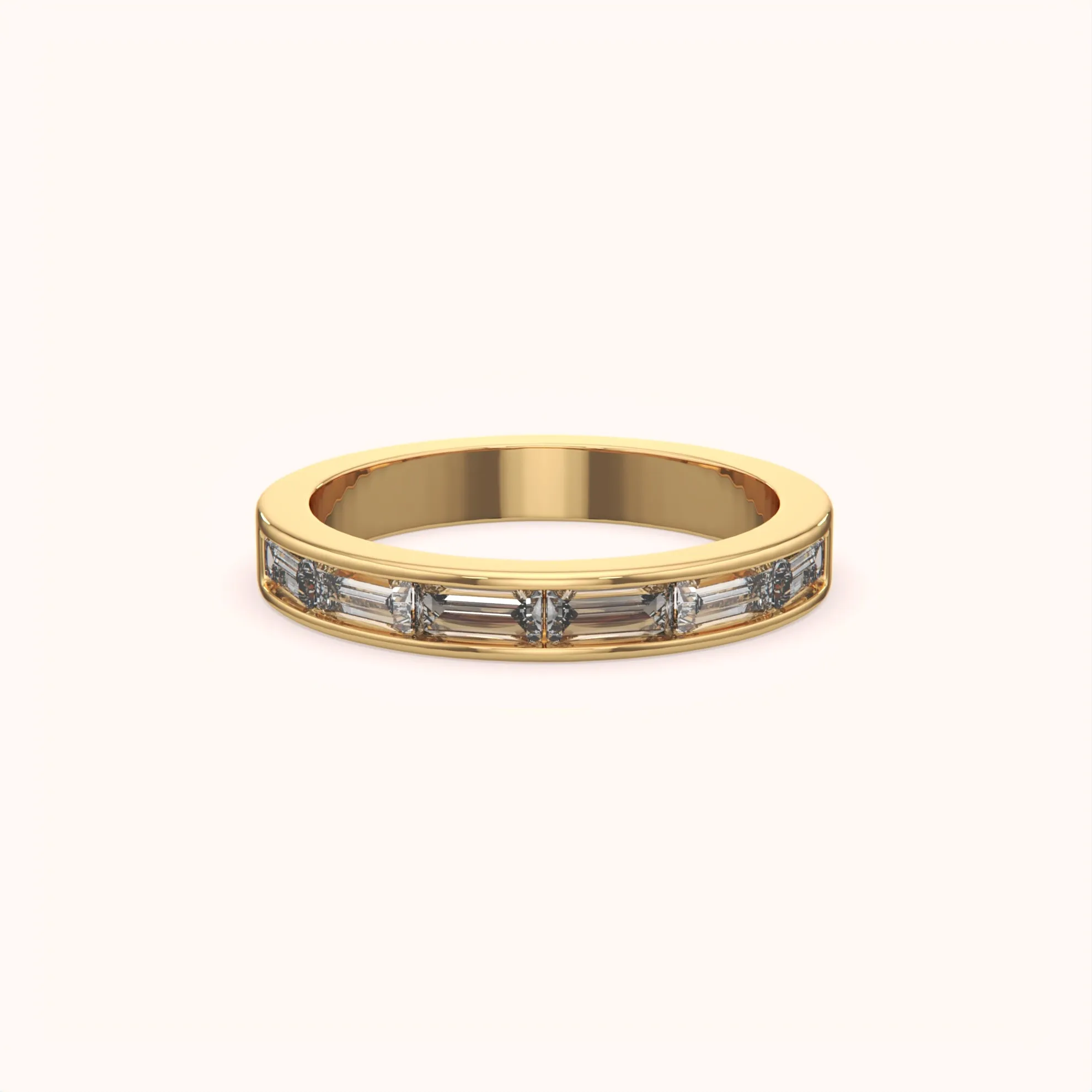 Sleek Baguette Diamond Band