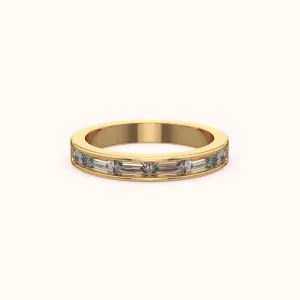 Sleek Baguette Diamond Band