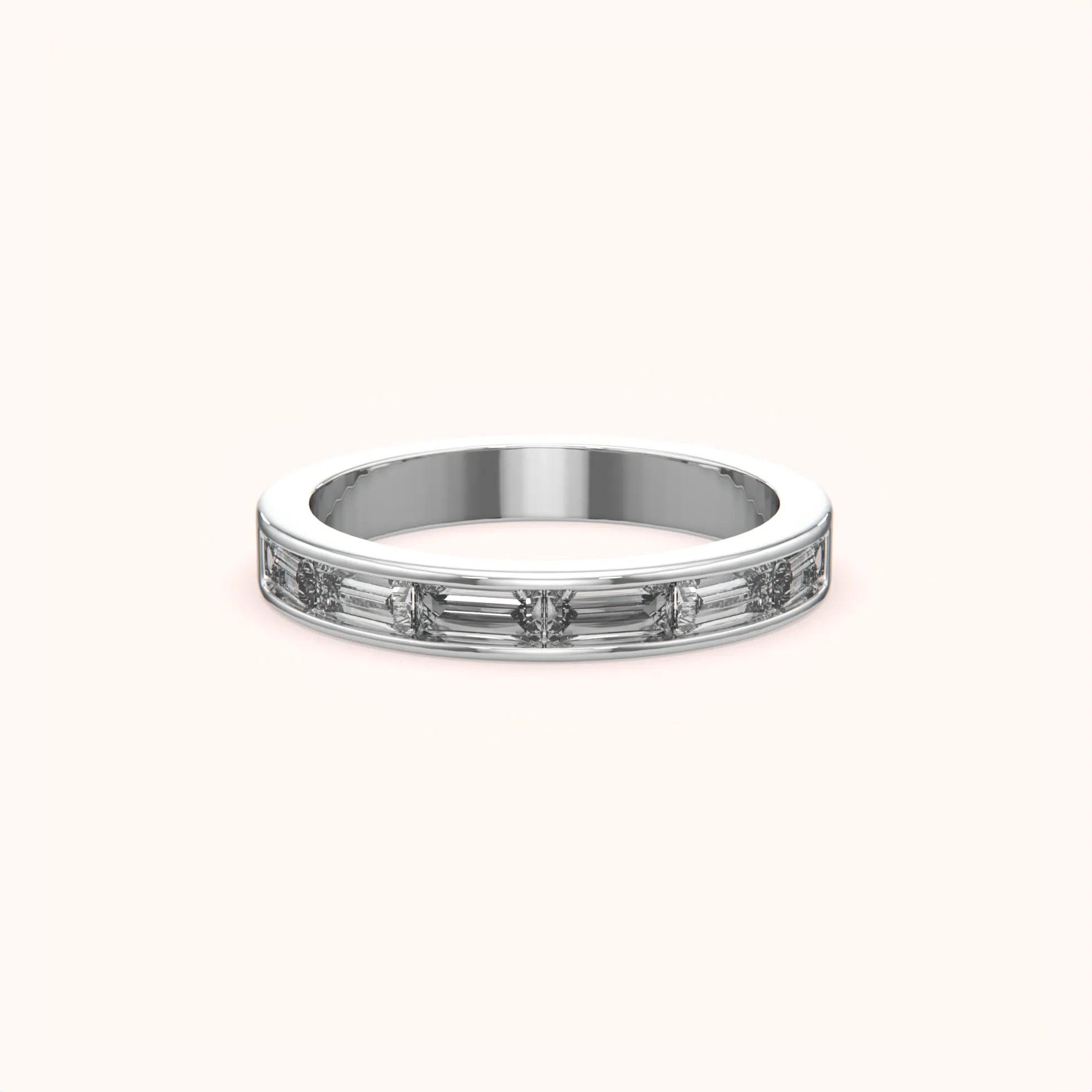 Sleek Baguette Diamond Band