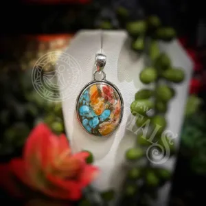 Spiny Oyster Turquoise - Pendant