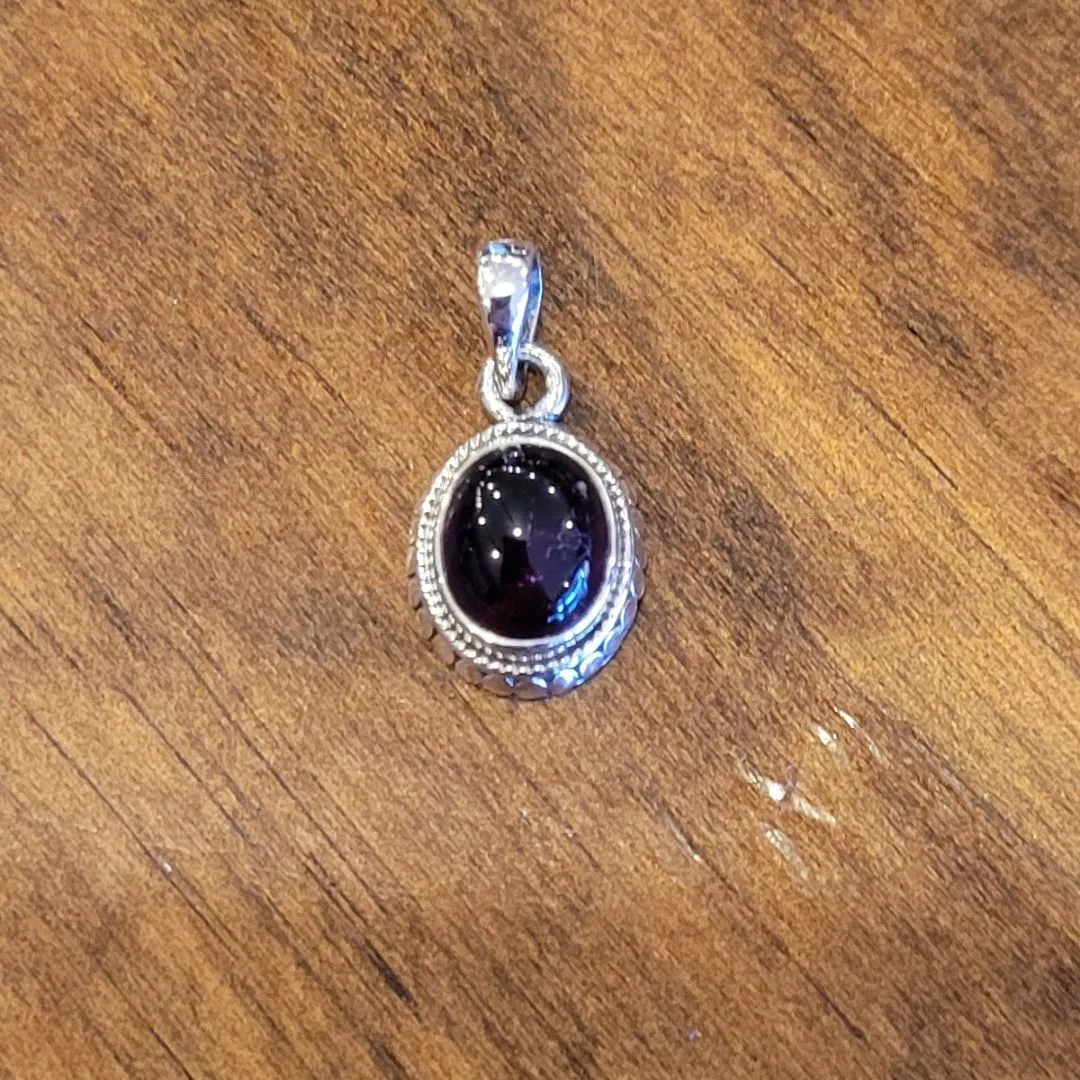 Sterling Silver Gemstone Pendants