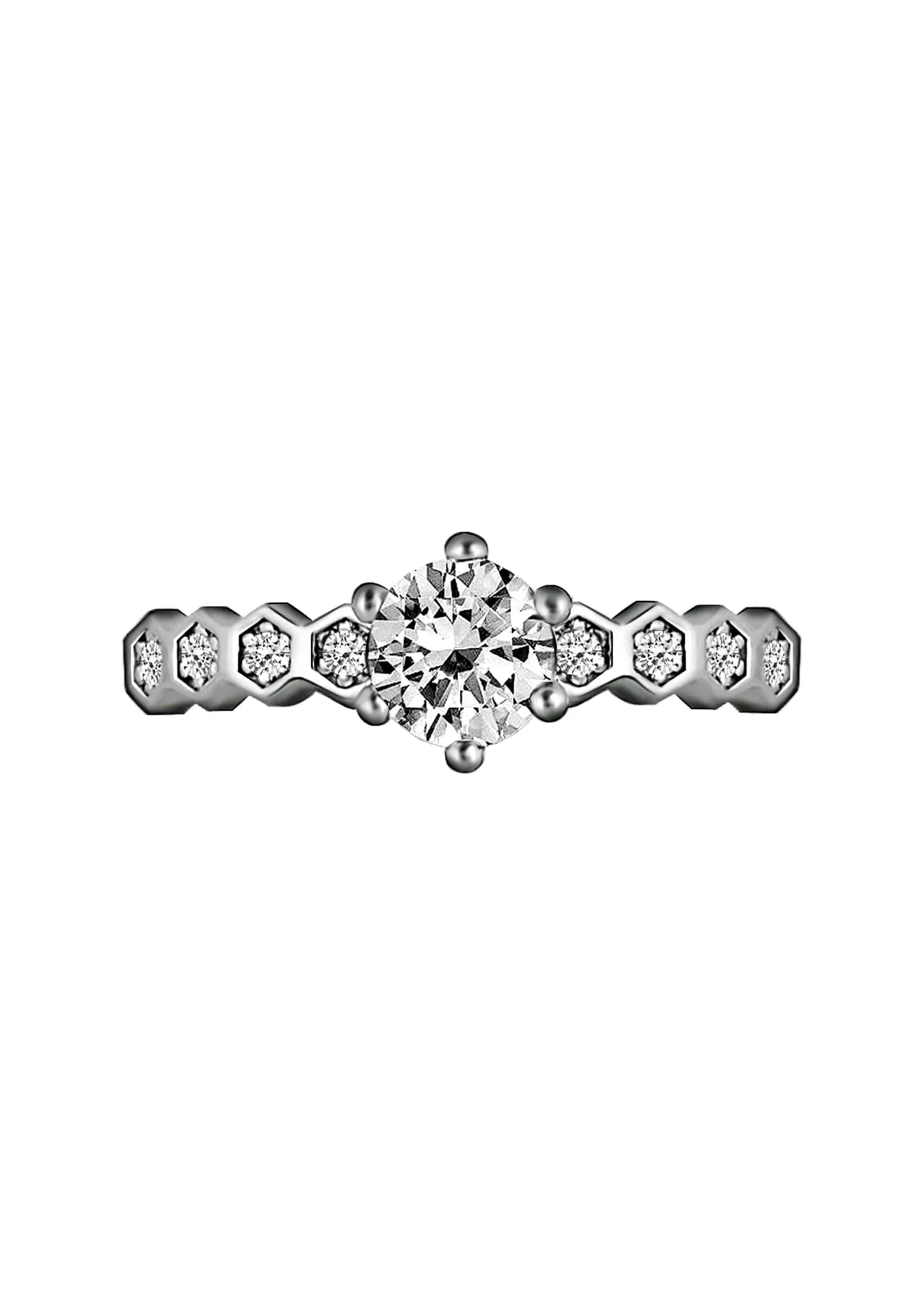 Sterling Silver Promise Rings for Women Hypoallergenic Charm Statemen Rings