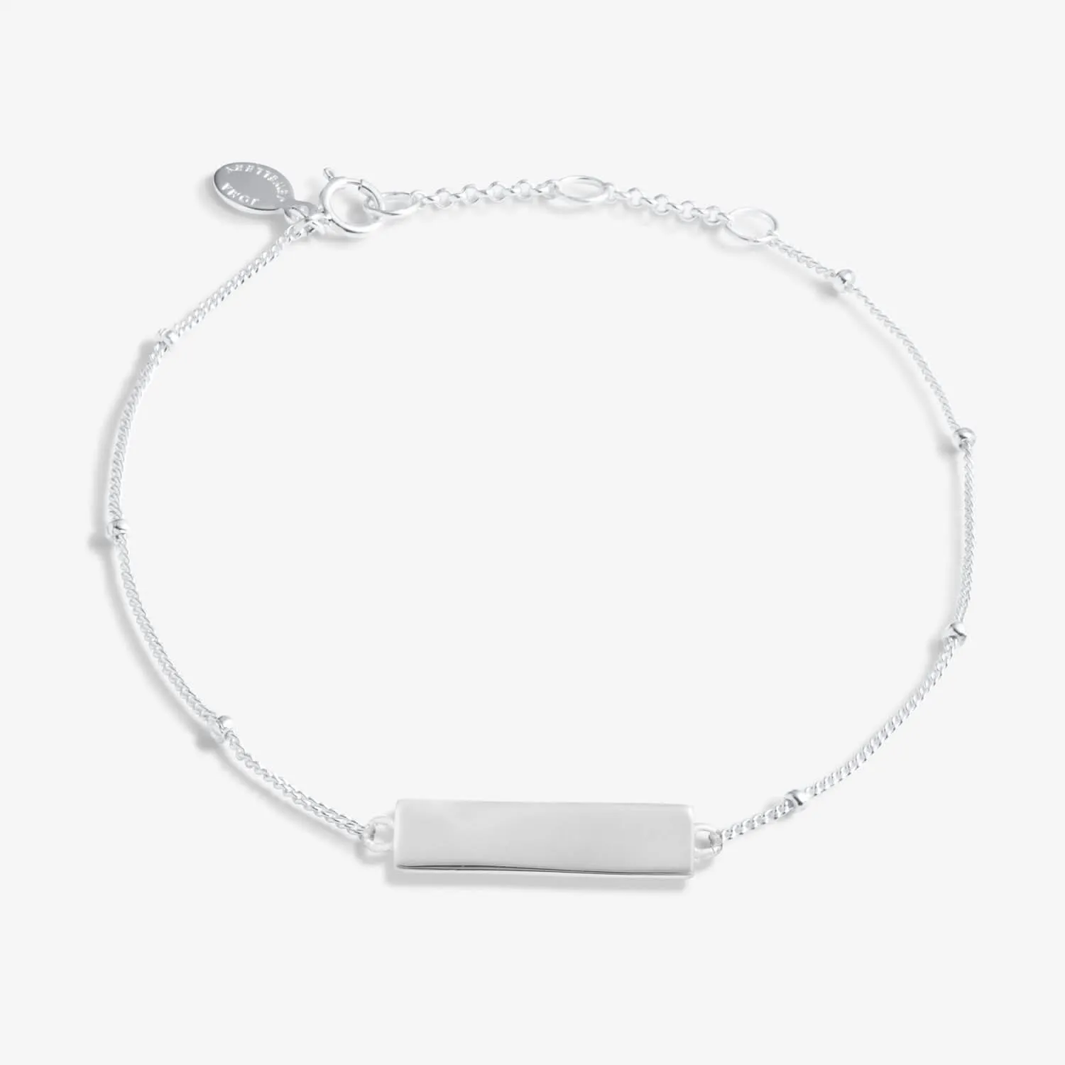Sterling Silver Something Special Bar Bracelet JJS0055