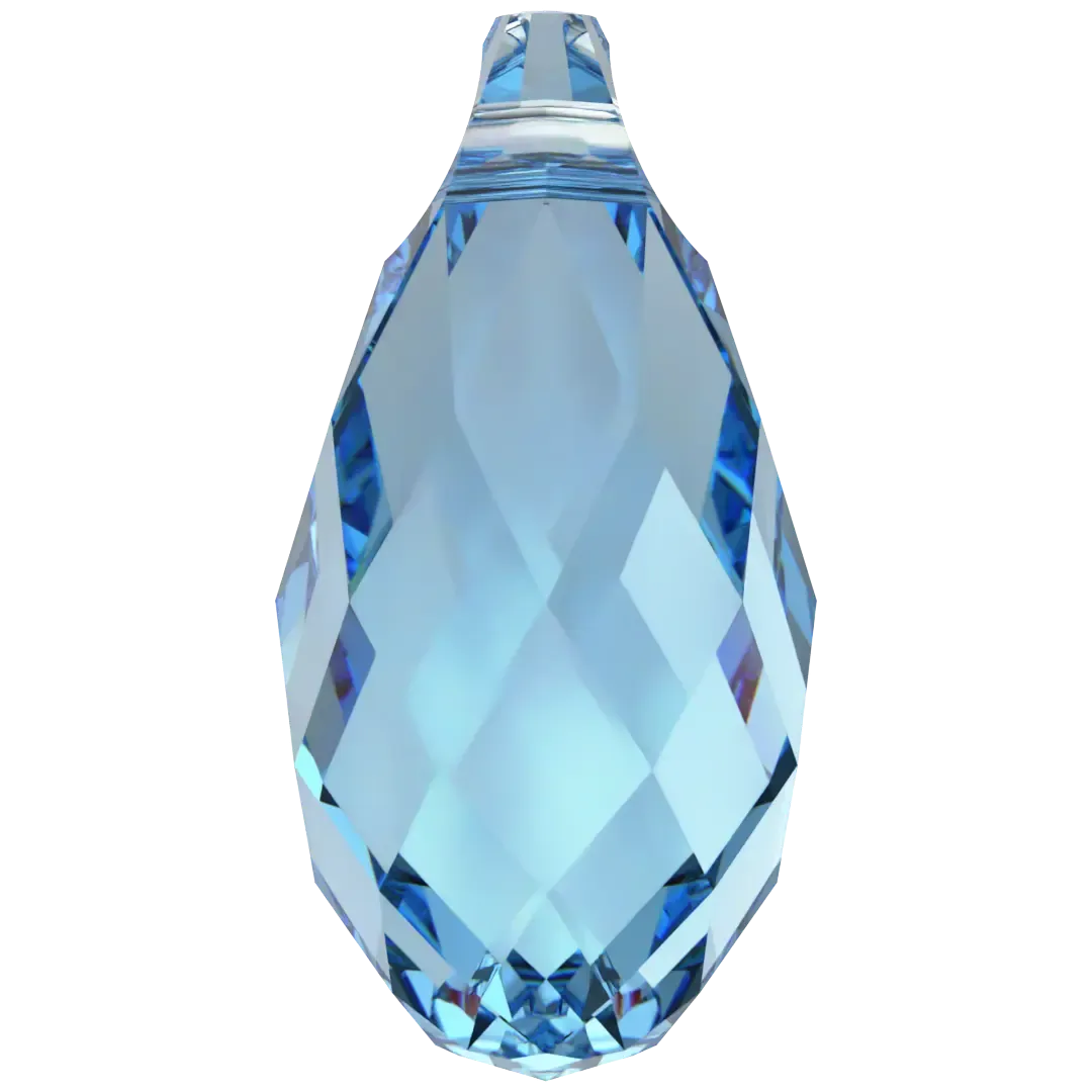 Swarovski Pendants Briolette (6010) Aquamarine