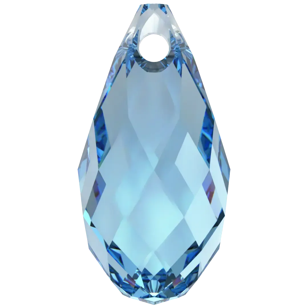 Swarovski Pendants Briolette (6010) Aquamarine