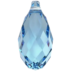 Swarovski Pendants Briolette (6010) Aquamarine